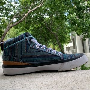 High Top Padded Teal Converse High Tops
